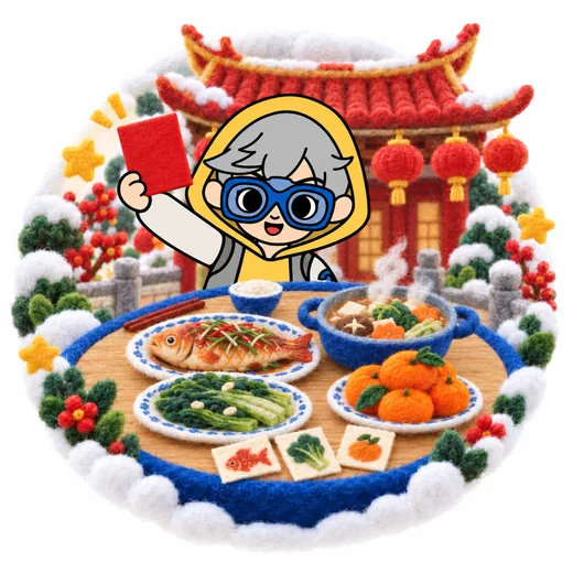 台灣新年插圖