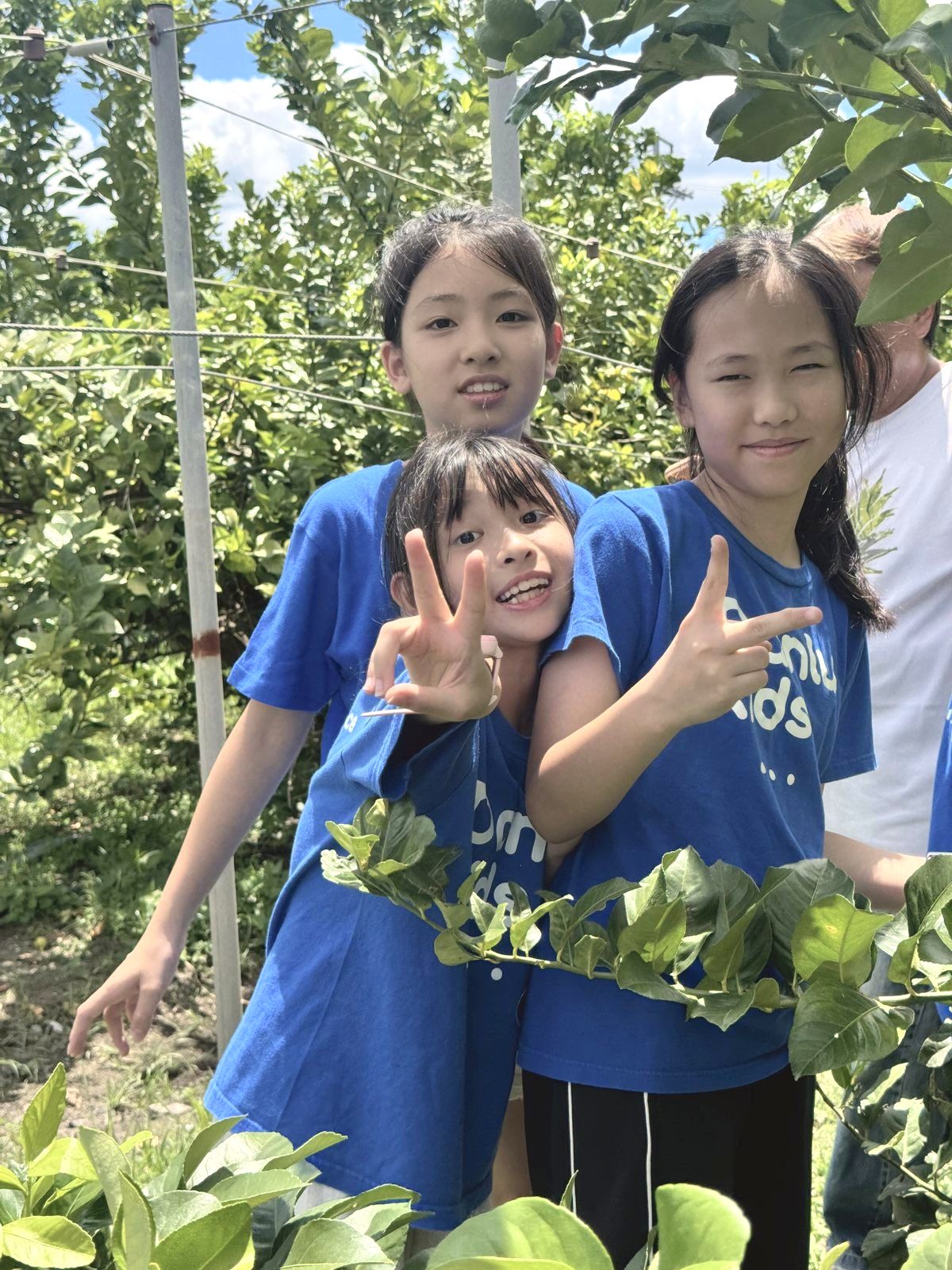 孩子們在戶外探索